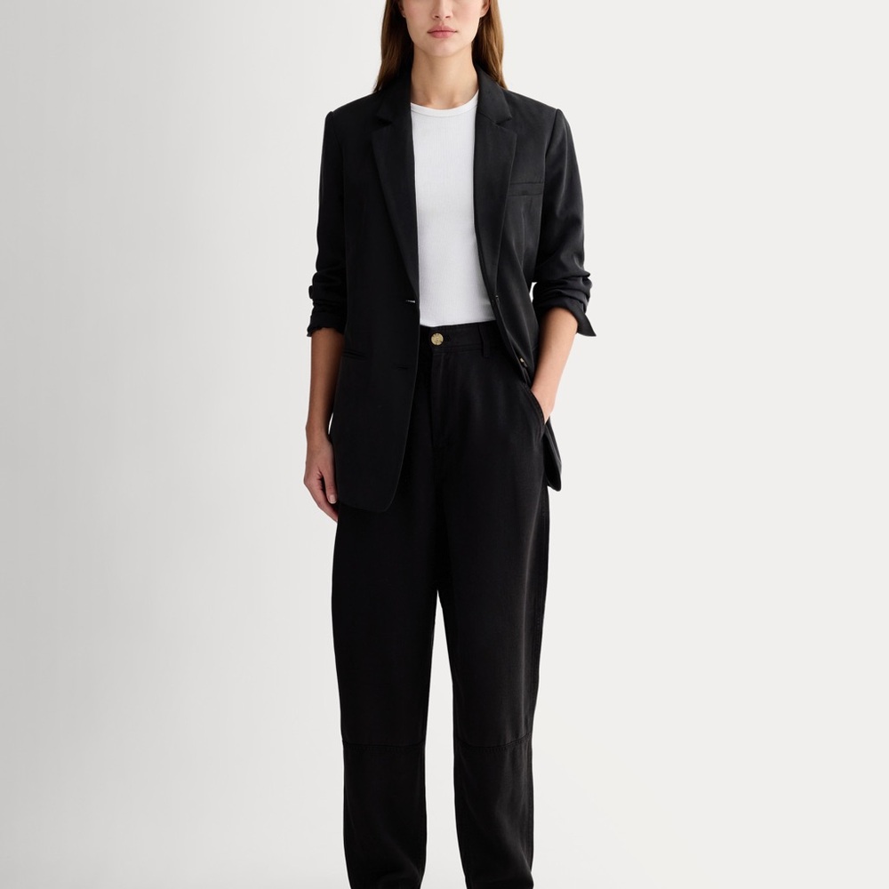 Everlane The Chino in Buttersoft - Black - Size 6  NWOT